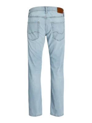 Tapered fit ljusblå jeans herr - MIKE