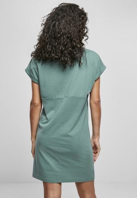 Cotton dress with short sleeves