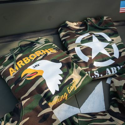 Allied Star U.S. Army camo hoodie