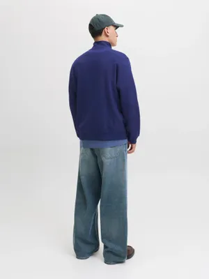 Jornorrebros Höghalssweatshirt Halv zip
