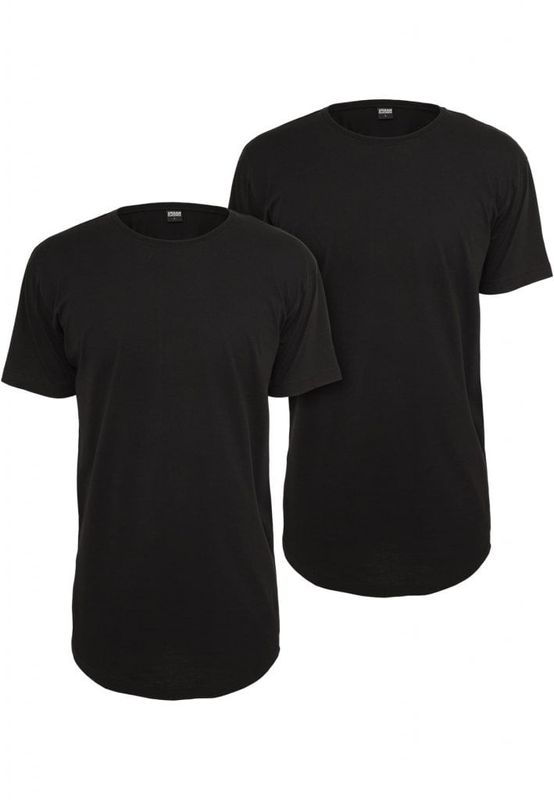 Formet lang T-shirt herre 2-pak