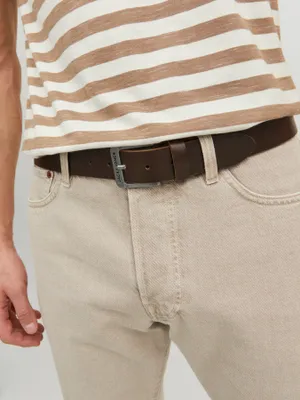 Läderbälte med spänne - Jack & Jones