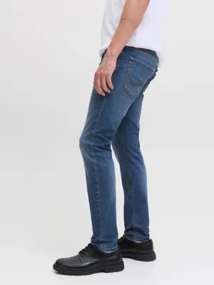 Blå skinny fit jeans herr - LIAM