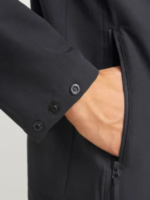 Overshirt med dragkedja