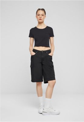 Cargo bermuda shorts - women's