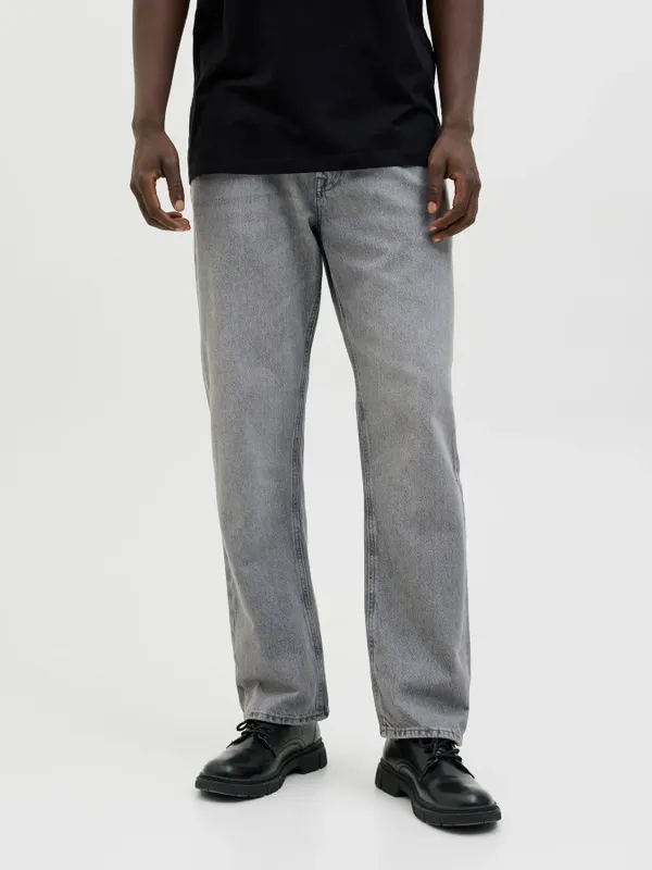Grå relaxed fit jeans herr - CHRIS