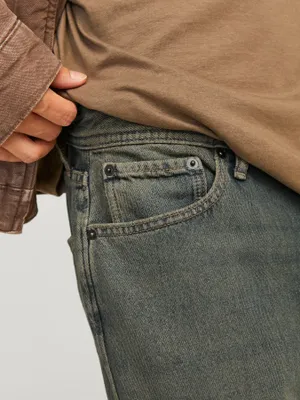 Loose fit jeans i blå denim - RON
