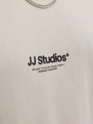 JJ Studios oversized svart T-shirt herr