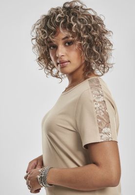 T-shirt with lace edge ladies