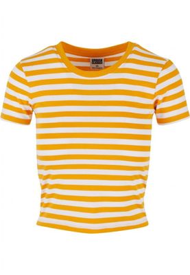 Women's short striped T-shirt