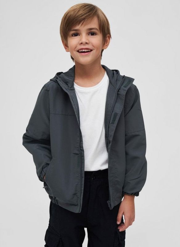 Windbreaker unlined gray - Kids