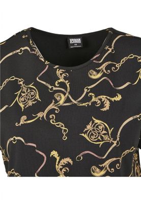 Short t-shirt in luxury pattern ladies