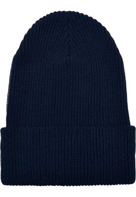 Ribbed hat in recycled yarn