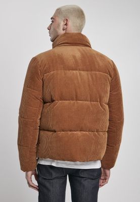 Puff jacket in corduroy