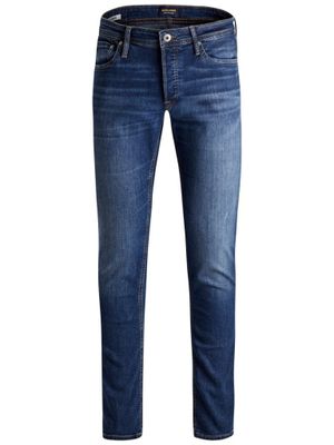 Blue children's jeans with light wear