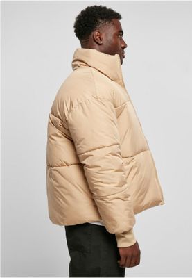 Oversize puffer jacket in short model men