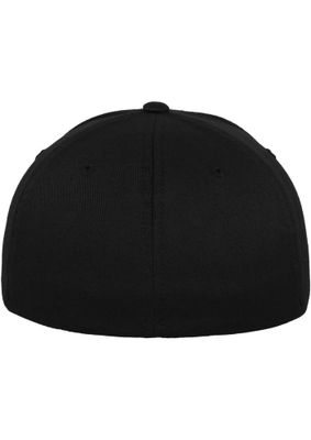 Sort/hvid flexfit cap 5 panel