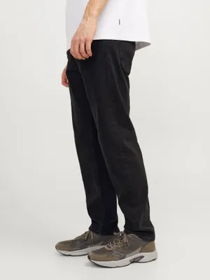 Svarta relaxed fit jeans herr - CHRIS