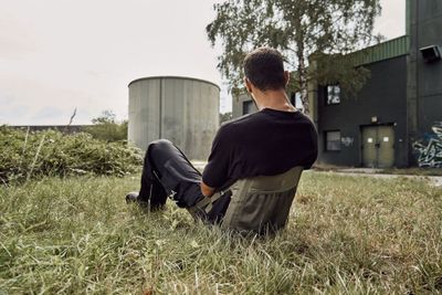 Sædeunderlag med ryglæn og camouflage