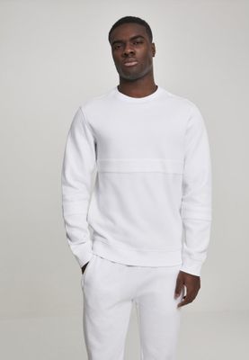 Sweatshirt with knitted fabric