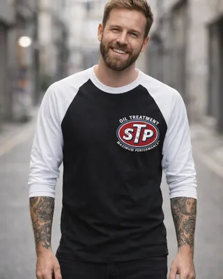 STP American No. 1 Baseball 3/4 Sleeve Tee