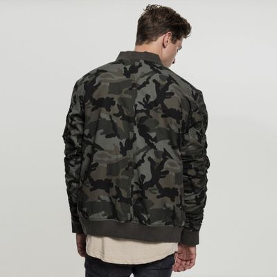 Vintage bomberjacket camouflage