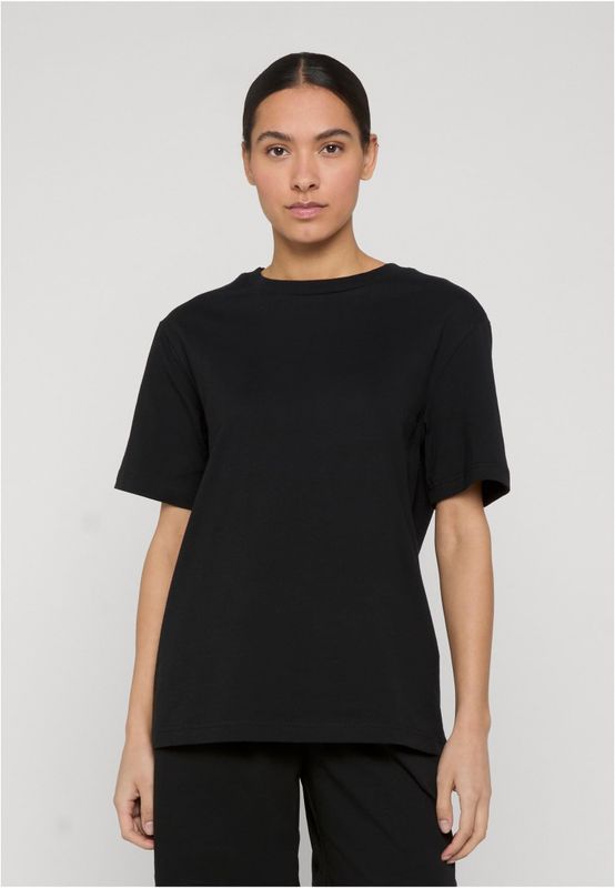T-shirt för dam i bomullsjersey – svart