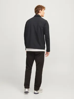 Overshirt med dragkedja