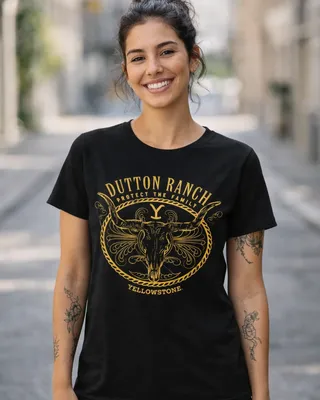 Yellowstone - Protect The Family Girly Tee