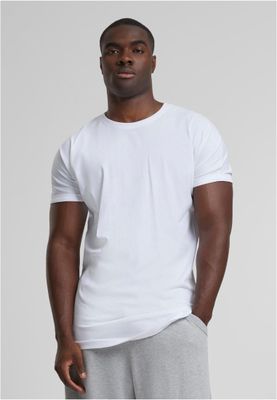 Long Shaped Turnup Tee White