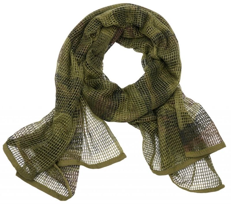 Commando net shawl scrim woodland camo
