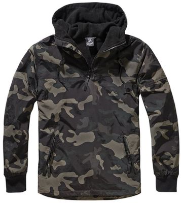 Warm lined windbreaker camouflage