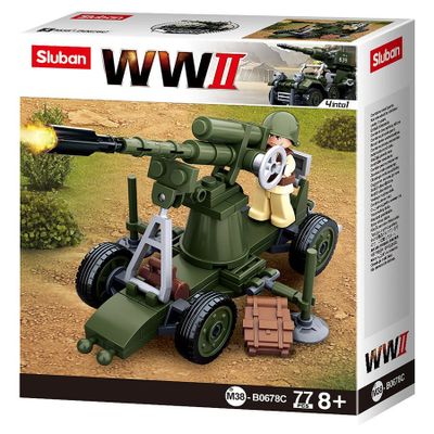 WWII Allied antiaircraft gun - Sluban - M38-B0678C