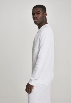 Sweatshirt with knitted fabric