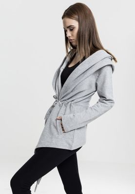 Cardigan with large hood lady