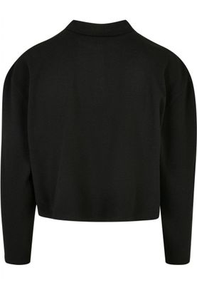 Ladies Short Oversized Polo Longsleeve