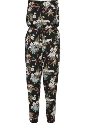 Floral jumpsuit in viscose