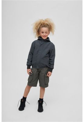 Windbreaker with fleece lining gray - Child