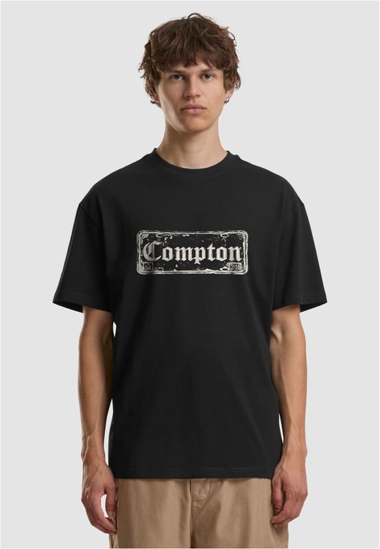 Compton License Plate T-shirt – svart