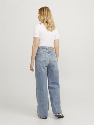 Women's jeans with high waist and wide fit
