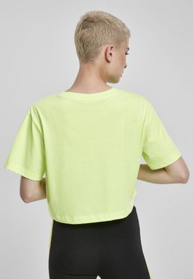Short lime t-shirt oversize ladies