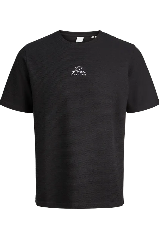 Svart T-shirt i ventilerande mesh