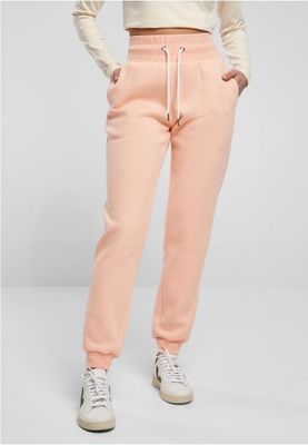 Ladies High Waist Color Melange Sweat Pants