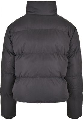 Ladies Short Peached Puffer Jacket