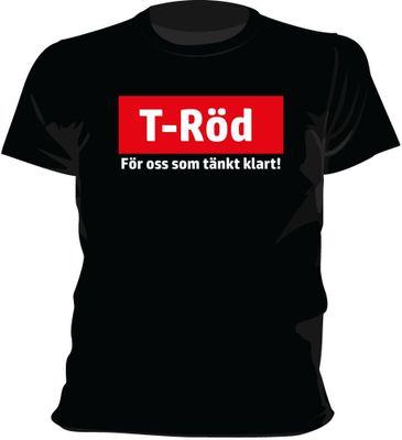 T-röd T-shirt