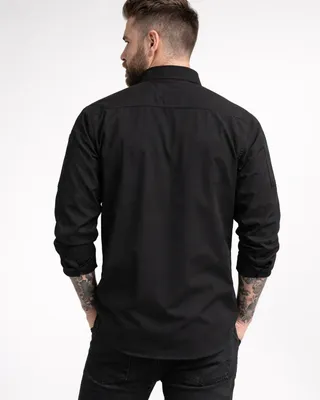 Tactical long-sleeved shirt with ripstop