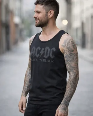 AC/DC Back in black herrlinne