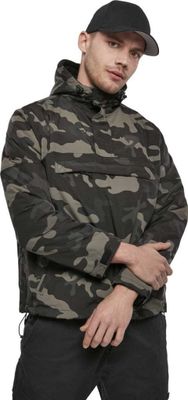Wind jacket with fleece lining camouflage