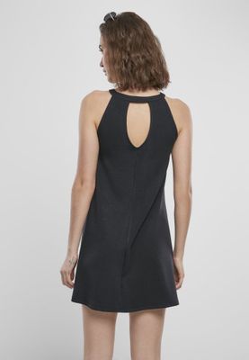 Black armless dress