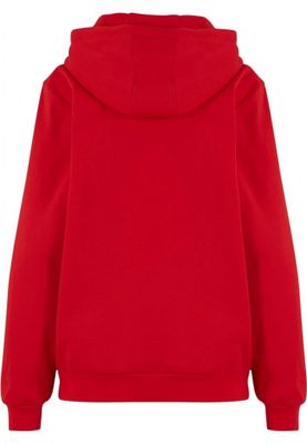 Ladies Loose Light Brushed Fleece Hoody